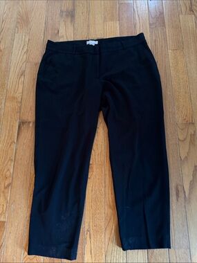 Michael Kors Black Cropped Dress Trousers
